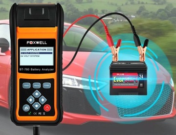 ТЕСТЕР АККУМУЛЯТОРА FOXWELL BT780 С ПРИНТЕРОМ PL