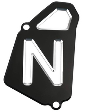 NICECNC Черная крышка цепи двигателя звездочки коробки передач Yamaha