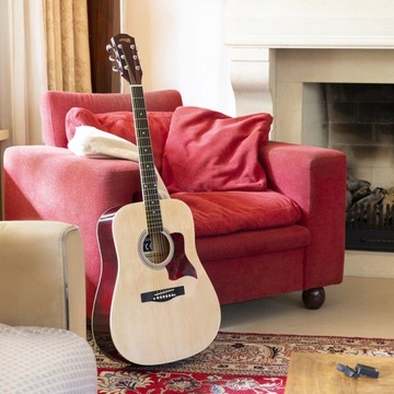 Gitara AKUSTYCZNA z zestawem akcesoriów NATURAL