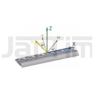 Рейка AIRLINE ПОЛУКРУГЛАЯ ПОЛОСКА 3000х40 мм для крепления груза