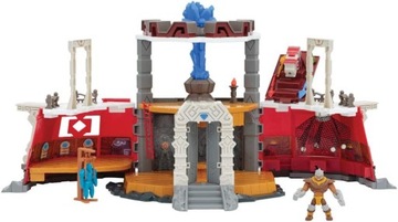 БАШНЯ ГОРМИТИ ЗАМКА ГОРМИТИ СО СВЕТОМ И ДЫМОМ