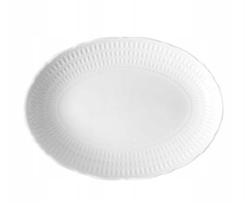 Półmisek rawierka Sofia Ćmielów Biały 24 cm
