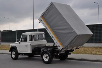 Land Rover Defender III 90 Station Wagon 2.4 TD4 122KM 2009 LAND ROVER Defender Wywrotka 3 stronna Żuraw HDS, zdjęcie 2