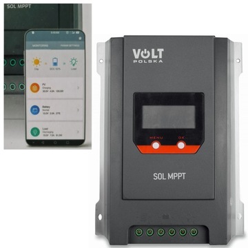 Regulator SOLARNY MPPT 30A 12V/24V BLUETOOTH VOLT POLSKA