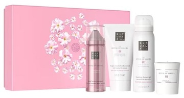 RITUALS SAKURA Balsam Peeling Pianka Świeca ZESTAW