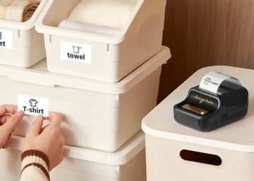 Термопринтер этикеток B21 NiiMbot с Bluetooth-приложением, 203 точки на дюйм, 1200 мАч