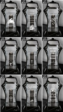 Памятная свеча с гравировкой для любимого отца с надписью, посвященной подписи