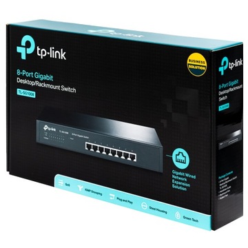 Switch TP-Link SG1008 8 portów RJ45 Gigabit