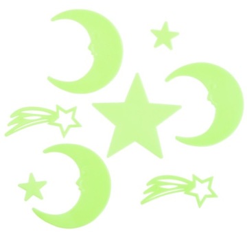 ФЛУОРЕСЦЕНТНЫЕ ЗВЕЗДЫ, СВЕТЯЩИЕСЯ НАКЛЕЙКИ В КОСМОСЕ