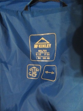 McKINLEY Primalot packable męska niebieska kurtka trekking NOWA_ XXL