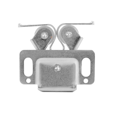 Защелка мебельная роликовая вставная, оцинкованная - 2 шт.