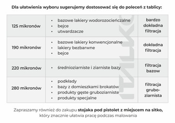 ITALKO SITKO LAKIERNICZE PAPIEROWE DO FARBY 190 MIKRONÓW 50szt