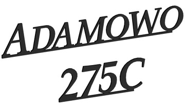 NAPIS NA DOM ULICA NUMER DOMU WYPALANE CNC 20 CM