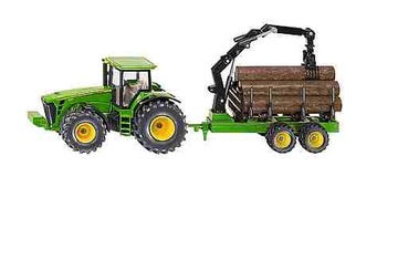 SIKU TRAKTOR Z PRZYCZEPA DO DREWNA 1954