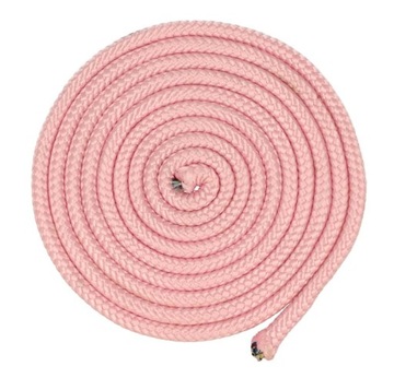 Плетеная веревка 8 мм, полипропиленовая сердцевина, 25 м, розовая M.