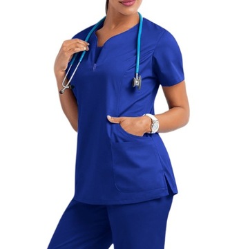 KOMPLET MEDYCZNY KOSZULKA SPODNIE UNIFORM DAMSKI