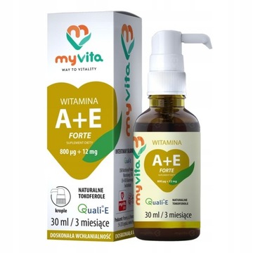 Witamina A + E Forte krople 30ml MyVita