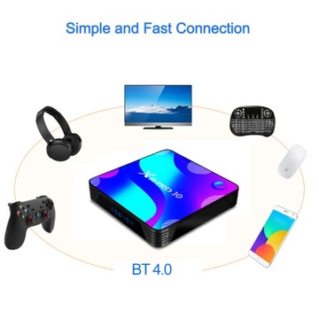 X88 PRO 10 RK3318 android11 ​​Двухдиапазонный Wi-Fi BT4.0 ТВ-приставка