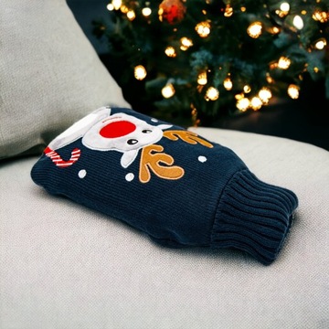 Резиновая грелка в свитере для горячей и холодной воды, 2 л.