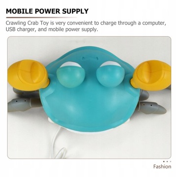 Ползающие детские игрушки Модель домашнего животного Краб Прогулка