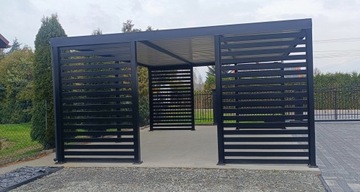 Carport Premium - автомобильный сарай 6x6 антрацит