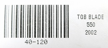 TGB BLADE 550 02 ТОПЛИВНЫЙ НАСОС