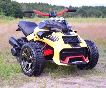 ЧЕТЫРЕХМОТОРНЫЙ 3-КОЛЕСНЫЙ АККУМУЛЯТОРНЫЙ ДВИГАТЕЛЬ 2x 45 Вт ПУЛЬТ ДИСТАНЦИОННОГО УПРАВЛЕНИЯ