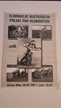 MP PAR KLUBOWYCH - START GNIEZNO 08-05-19947- PROGRAM ŻUŻLOWY CZYSTY