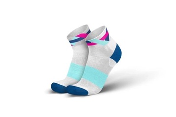 Incylence Skarpety Rowerowe Biegowe Ultralight Twists Short mint/pink 39-42
