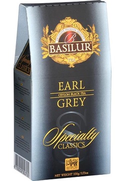 HERBATA BASILUR EARL GREY CZARNA LIŚCIASTA BASILUR 100 g