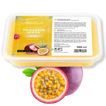 Parafina kosmetyczna do stóp dłoni 500ml MARAKUJA