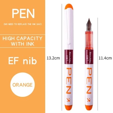0.38/0.5mm Fountain Pen Writing Large Ink Off
