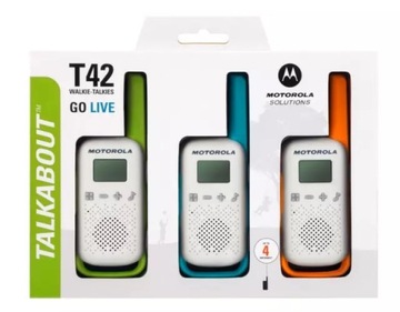 Комплект рации Motorola TLKR T42 3 шт.