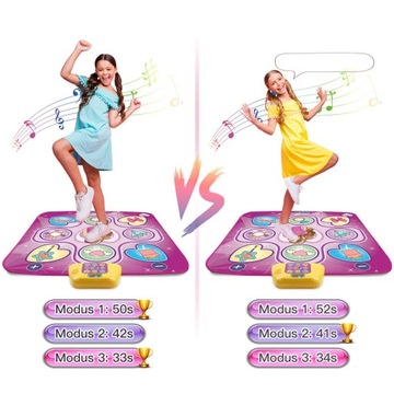 ТАНЦЕВАЛЬНЫЙ КОВР ДЕТСКАЯ МУЗЫКА НАВЫКИ ИГРА КЛАВИАТУРА ТАНЦЕВАЛЬНАЯ МУЗЫКА