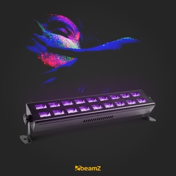 Ультрафиолетовый луч 18x 3W LED Blacklight Beamz