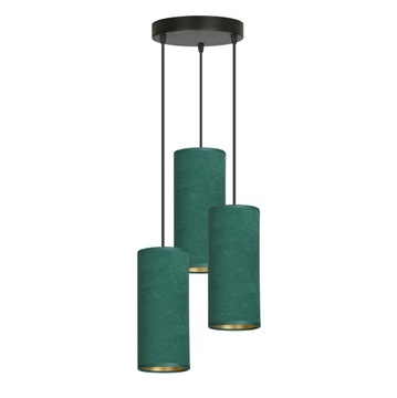 LAMPA WISZĄCA REGULOWANA WELUROWY ABAŻUR LED