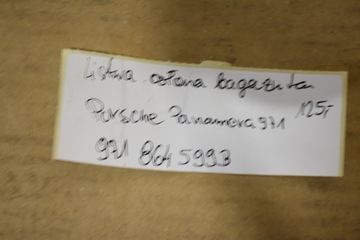 IDEALNI KRYT LIŠTA KUFRU PORSCHE PANAMERA 971 1