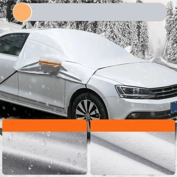 SAMOCHÓD POKROWIEC NA PRZEDNIĄ SZYBĘ OCHRONA PRZED SŁOŃCEM ŚNIEGIEM MROZEM