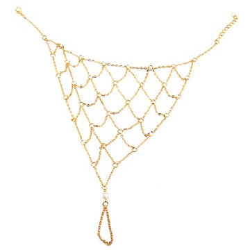 Браслет для босиком из золотого сплава, браслет, рыбная сетка, цепочка для ног, кольцо на пальце ноги