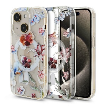 Etui do iPhone 13 iPhone 14 do MagSafe 360° WZORY CASE + SZKŁO OCHRONNE