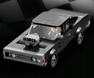 LEGO FAST AND FURIOUS DODGE CHARGER БЛОКИ ДЛЯ ДЕТЕЙ ИГРУШЕЧНАЯ МАШИНКА В ПОДАРОК
