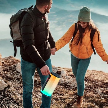 7-ЦВЕТНАЯ СВЕТОДИОДНАЯ КАРАОКЕ-МАШИНА С 2 БЕСПРОВОДНЫМИ МИКРОФОНАМИ BLUETOOTH