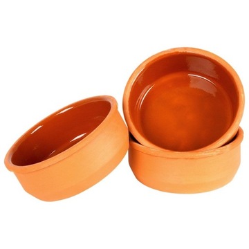 3x Naczynie do ZAPIEKANIA żaroodporne miska miseczka kokilka kamionkowa