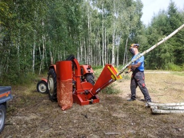 Rębak Tarczowy do ciągnika WOM rozdrabniacz gałęzi pni drzew Remet RT-630