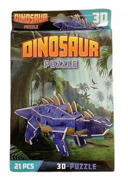 Puzzle piankowe 3D Dinozaur