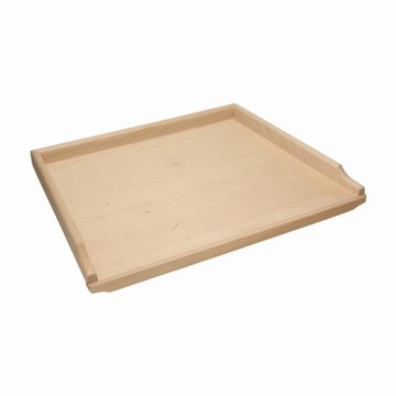 БОЛЬШОЙ ДЕРЕВЯННЫЙ СТОЛ 70Х50СМ С РОЛИКАМИ