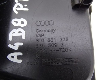 AUDI A4 B8 8K0 07-15 KRYT SEDADLA PRAVÝ PŘEDNÍ