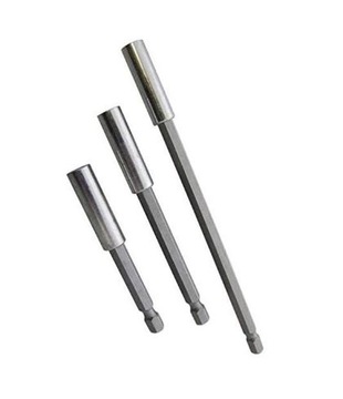 ДЕРЖАТЕЛЬ БИТ УДЛИНИТЕЛЬНЫЙ МАГНИТНЫЙ 1/4 3ШТ.