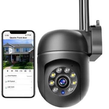 Venkovní Wifi kamera Otočná bezdrátová Ip P5 Light 1920x1080 360°