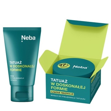 NEBA Zestaw Krem Masło do Pielęgnacji Tatuażu Czarna Magnolia Tattoo Butter